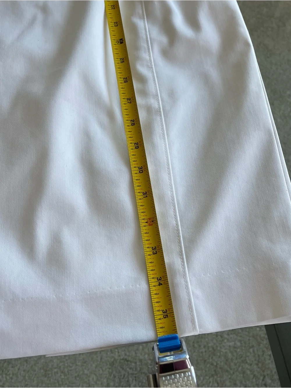TORY BURCH Dress White‎ Gold Buttons Pinup Fitted Shift Size 2 Bride Wedding